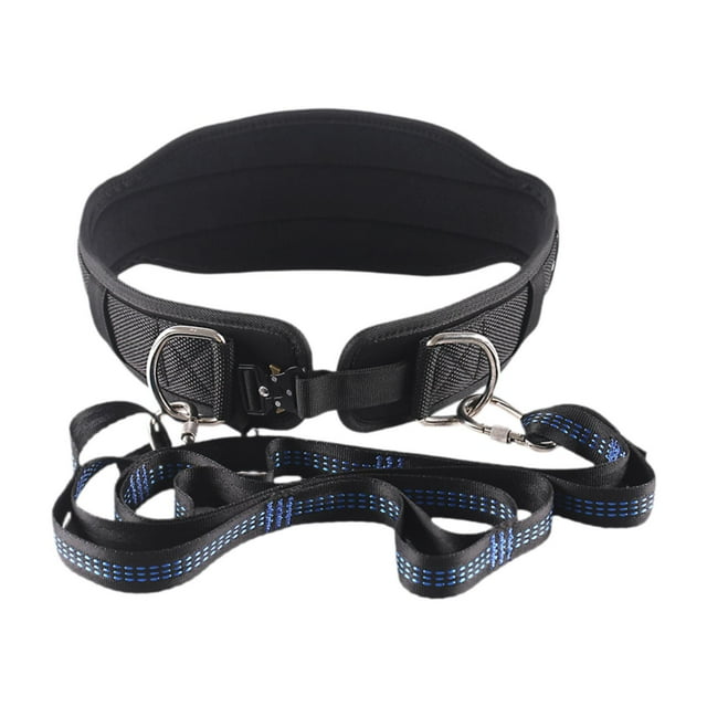 koolsoo Belt Comfort Position Back Support Strap for Gym Workout Home Blue