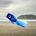 thumbnail image 4 of In the Breeze 5218 — 15-inch Cool Damsel Fish Windsock — Colorful Blue Fishsock Hanging Garden Décor with Detailed Printed Graphics, 4 of 6