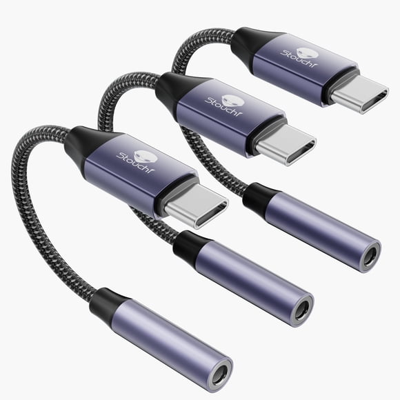 Adaptador Dongle USB C a 3,5 mm Stouchi para iPhone, Pixel, iPad
