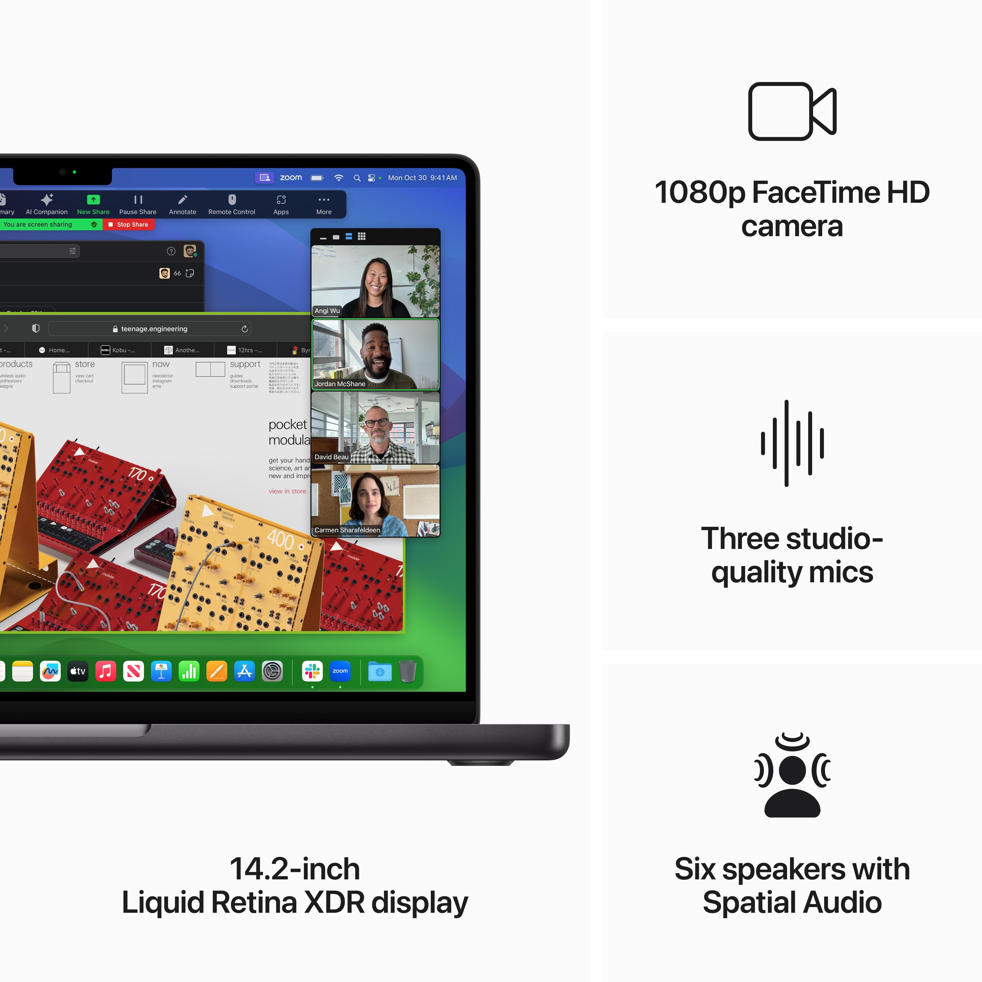 Apple MacBook Pro M3, 10-core GPU, 16GB RAM, 1TB SSD, 14.2