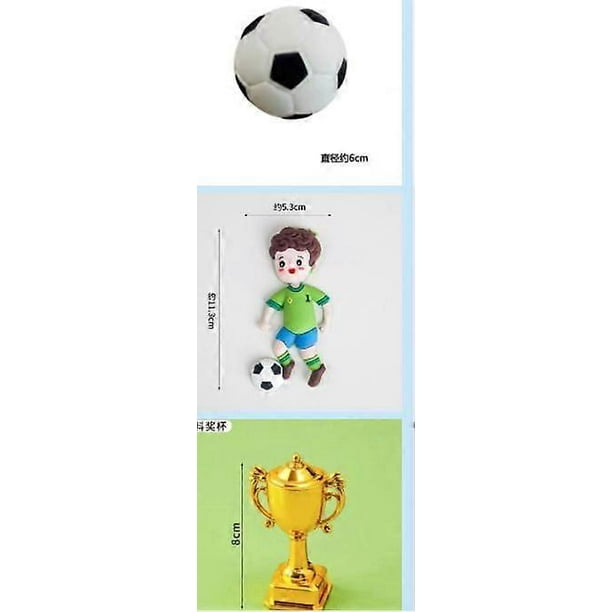 1 Set Soccer Birthday Party Decorations: Football Theme Birthday Cake Decorations - Soccer Cake Topper For Party Supplies And Celebration