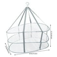 thumbnail image 2 of KAKOWELY Folding Hanger Comforter Drying Rack Dormitory 1Pc 29.5x23.6x15.7in, 2 of 7