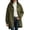 Army Green, variant on Staron Womens Zip Up Hoodie Oversized Casual Hooded Jacket Long Sleeve Solid Loose Lightweight Fall Long Coat Army Green XXL