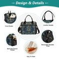 thumbnail image 3 of FORMRS Insulated Lunch Bag Unisex Large Capacity with Shoulder Strap, Shadowy Forest Pattern, 3 of 6