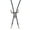Silver, variant on Soft PU Necklace With Alloy Elements Multipurpose Fashion Statement