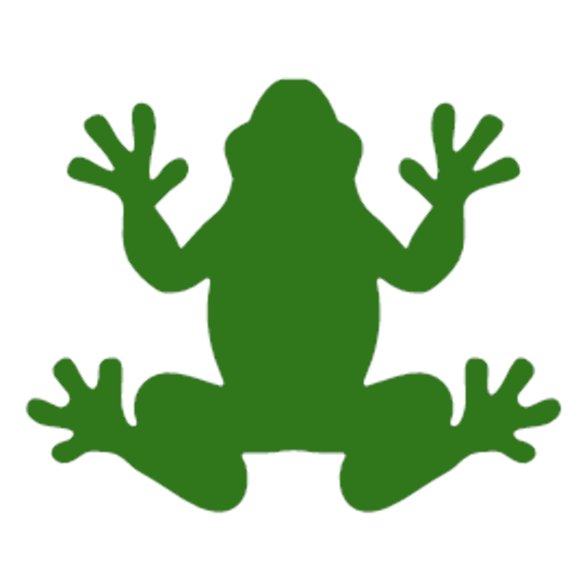 LiteMark Sensory Path Durable Vinyl Frog Decals (8 Tall)