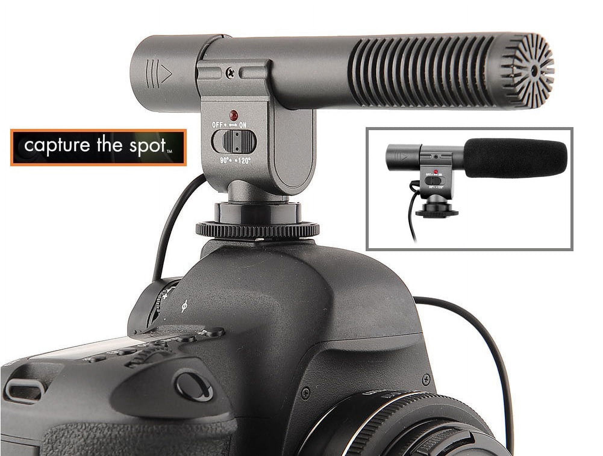 Professional Mini Condenser Microphone For Canon EOS Rebel T6i T6s 750D 760D