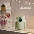 thumbnail image 4 of Shark NeverChange Compact Pro 250 Sq Ft HEPA Air Purifier, 5-Year HEPA-Exceeding Filter, Captures Pollutants, Pet Dander, Dust, and Smoke, HP072GN Honeydew, 4 of 9
