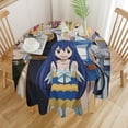 thumbnail image 3 of Fairy Tail Round Tablecloth Print Decorative Table Cover Washable Table Cloths for Dining Party Picnic 60x60in, 3 of 8