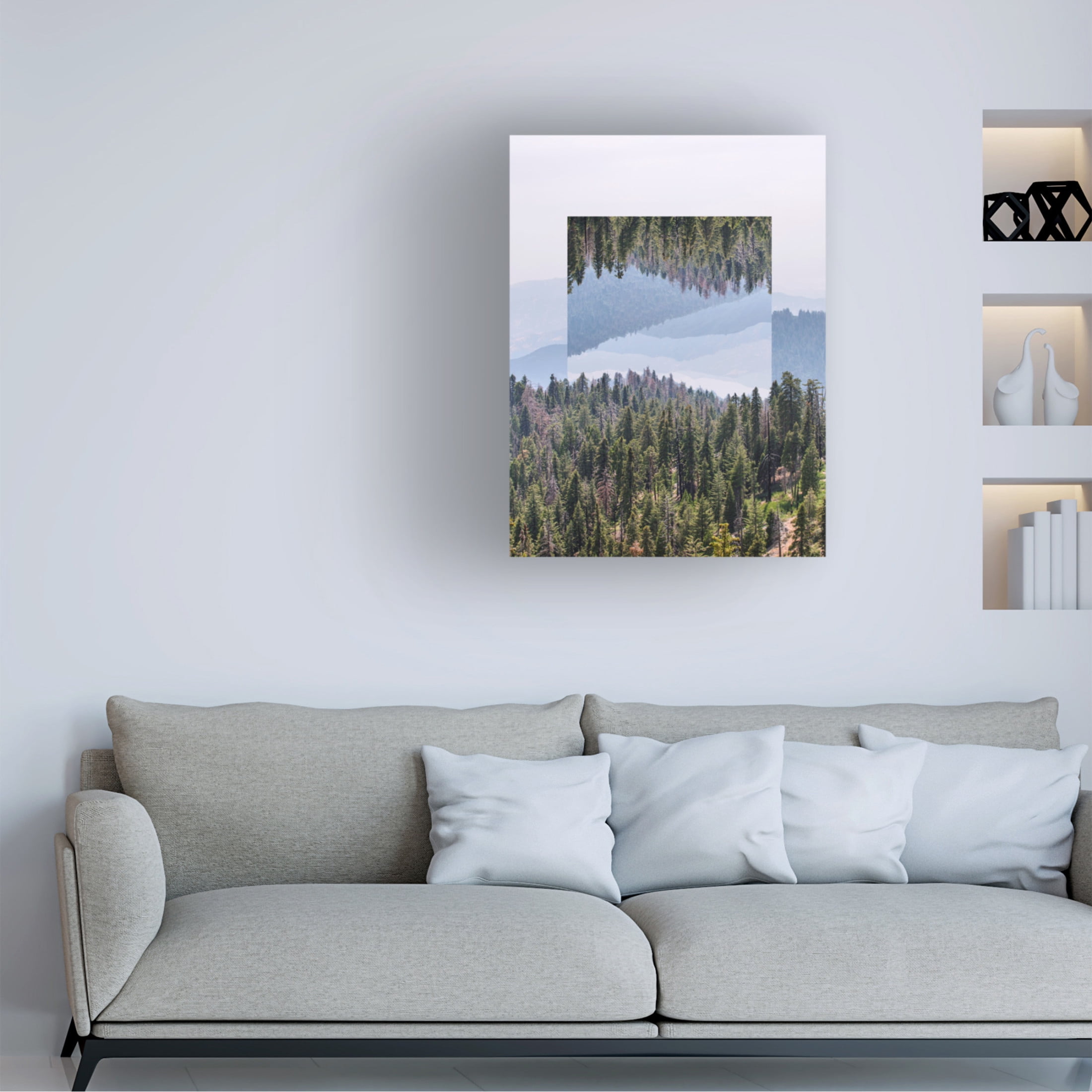 Trademark Fine Art Vision Studio Western Treetops V Canvas Wall Art