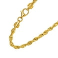 thumbnail image 3 of JewelStop 10k Solid Yellow Gold 3.75 Mm Diamond-cut Rope Chain 20" Lobster Claw - 18.61gr., 3 of 5