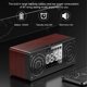 thumbnail image 3 of Radio despertador con altavoz portátil A10 con Bluetooth 5.0 y altavoces inalámbricos, 3 of 8