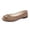 Khaki, variant on KEGIRLOM Women Fashionable Casual Spring Candy-Colored Work Shoes Color Toe Decorative Buckle Flat-Bottomed Multi-Colored Large Size Cloth Shoes Khaki 9.5