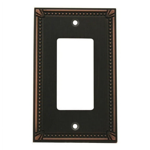 Cosmas 44000-ORB Oil Rubbed Bronze Single GFI / Decora Rocker Wall Switch Plate Switchplate Cover