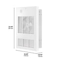 thumbnail image 2 of Stelpro White WF Wall Fan Heater - 2000W, 240 Volts, 2 of 6