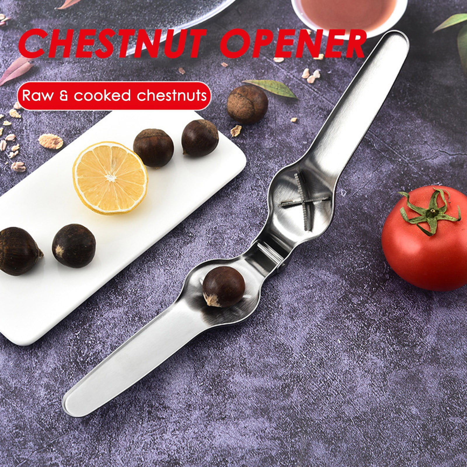 Ouvre-Châtaigne Ergonomique Dissolvant Peau Châtaigne Outil
