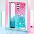 thumbnail image 2 of Funda para Samsung Galaxy A54 5G Brillantina Líquida Divertida Reluciente y con Cristales en Movimiento Cuerpo Cruzado con Cordón Ajustable, 2 of 5