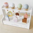 thumbnail image 4 of Casa de Juego de Madera, Cocina, Juguete, Juego de Simulación, Helado, Barbacoa de Frutas, Minijuegos Educativos de Comida para Niños, 4 of 5