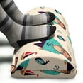 thumbnail image 3 of Sailboat Foot Rest, Potbelly Sailor with Striped Clothes and Blue Whales Hand Drawn Design, Non-Slip Backing Adjustable Ergonomic Memory Foam Leg Support for Office, Multicolor, by Ambesonne, 3 of 5