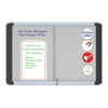 Mastervision Platinum Dry Erase Wall Mounted Enclosed Bulletin Board