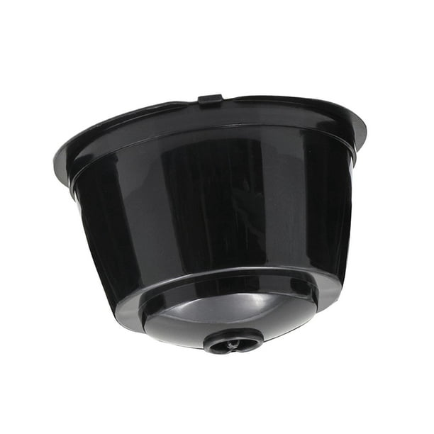 Cápsula de filtro reutilizable rellenable para cafetera DolceGusto Nescafé Negro