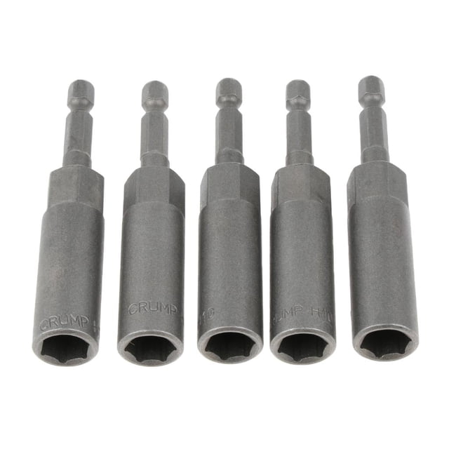 Adaptador de brocas de enchufe Zulema tuerca de taladro barra de extensión de potencia 1/4 10 mm Adaptador de enchufe para brocas