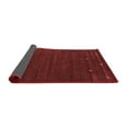 thumbnail image 2 of Ahgly Company Indoor Round Abstract Red Contemporary Area Rugs, 6' Round, 2 of 4