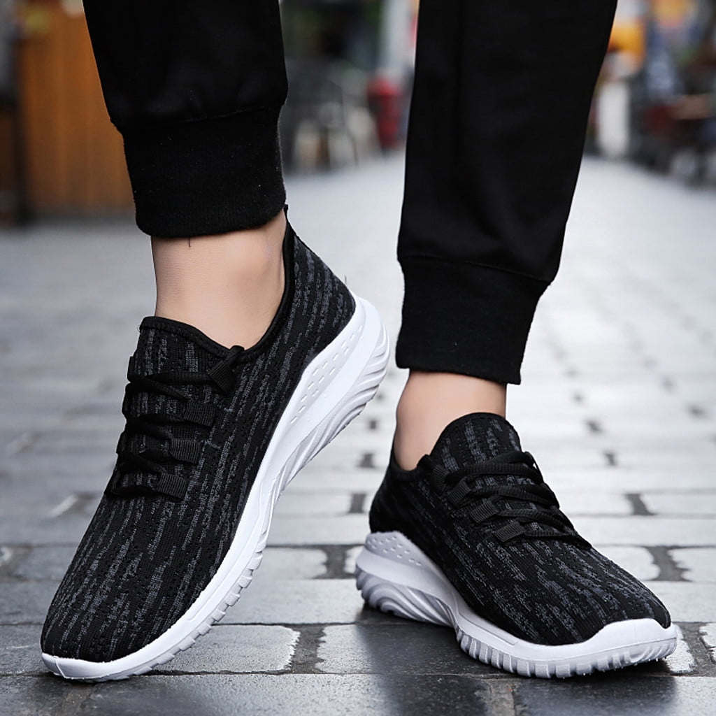Hot Women Running Shoes Sports Casual Mesh Breathable Walking Slip On Sneakers 