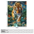 thumbnail image 4 of Awypu  Moonlight Tiger Blanket for Bed,Throw Blanket for Women, Men &amp; Kids - Super Soft Plush Tiger Blanket Throw Blanket Animal Blanket - King Size Blanket, 4 of 6