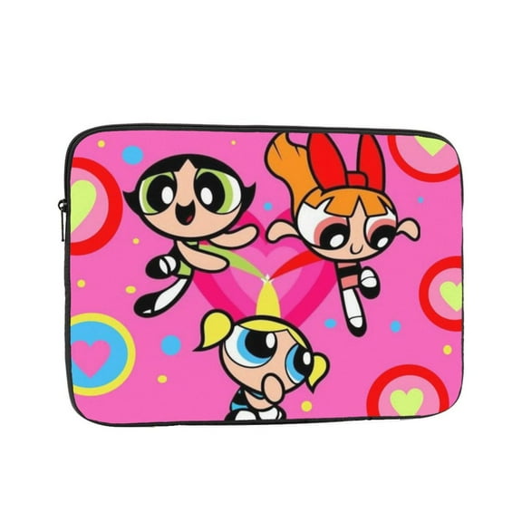 The Powerpuff Girls Laptop Sleeve Case Shockproof Portable Laptop Inner Bag Protective Notebook Case 10 Inch