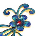 thumbnail image 3 of 2 piezas de encanto de conector de collar con colgante de cloisonné para de novia chino, accesorios para la cabeza, hallazgos de joyerí flor azul Baoblaze Joyería de cloisonné para la mujer, 3 of 8