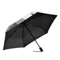 thumbnail image 2 of FORMRS Travel Umbrella Folding Auto Open Close Windproof Rain UV Protection, Blue Snow Houses, 2 of 8