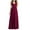 Burgundy, variant on IROINNID Wedding Guest Dresses for Women Homecoming Party Summer Solid V-Neck Camis Sleeveless Vest Long Dress Elegant Formal Dress,Black