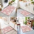 thumbnail image 4 of Entryway Rug 2'x3', Pink Starfish Coastal Kitchen Runner Rugs Non-Slip Carpet Mats, Nautical Summer Ocean Abstract Art Bedside Rugs Runners Washable Floor Carpet for Bathroom Laundry Room, 4 of 8