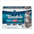 thumbnail image 3 of (2 pack) Blue Buffalo Tastefuls Natural Pate Wet Cat Food Variety Pack, Salmon, Chicken, Ocean Fish & Tuna Entrées 3-oz Cans (12 Count - 4 of Each Flavor), 3 of 14