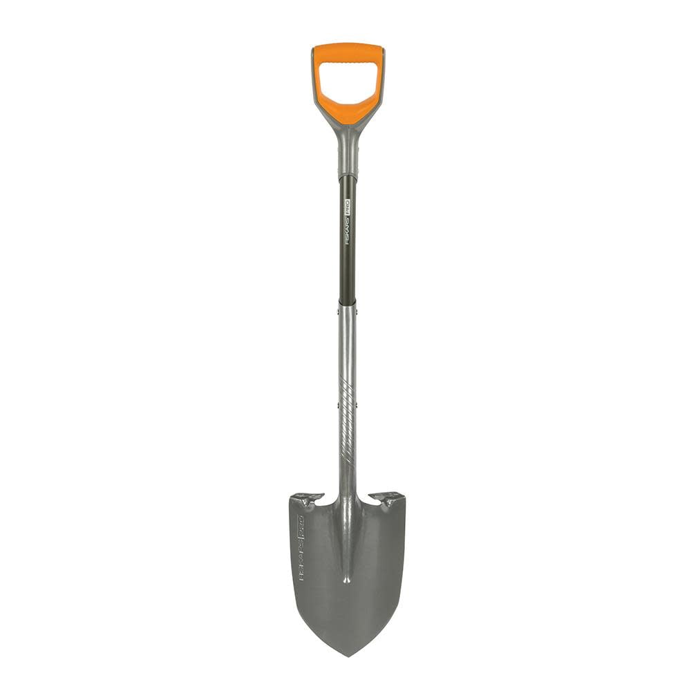 Round Point Fiskars Digging Shovel Steel 35-1/2 Pre-Sharpened Round Point Fiskars Digging Shovel Steel 35-1/2 Pre-Sharpened