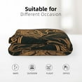 thumbnail image 5 of Celtic Tree of Life Flannel Throw Blanket Soft Cozy Warm Large Yggdrasil Mythology Fleece Blanket for Couch, Bed, Adults, Holiday Christmas Gift, 5 of 8