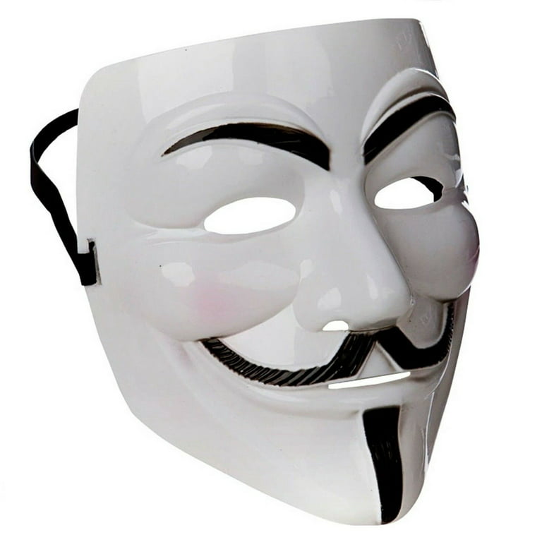 Unisex V for Vendetta Guy Masquerade Anonymous Hacker Halloween Face Mask