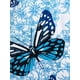 thumbnail image 4 of Camiseta de impresión de mariposa de flor Rosegal  Mangas largas de talla grande, 4 of 5