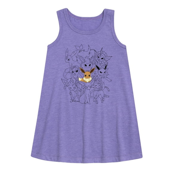 Pokémon - Eevee Evolutions - Youth Girls A-line Dress