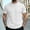 004White, variant on Mens Solid Color T-Shirts Cotton Crewneck Short Sleeve Tees Vintage Washed Basic Loose Workout Tops