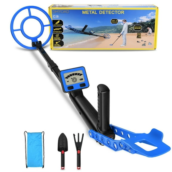 Adjustable Metal Detector For Kids With Extendable 79cm Rod Lightweight 1.2lbs Treasure Detector For Outdoor Use Detects Metals Up To 10cm Depth