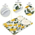 thumbnail image 4 of Lemons Dish Drying Mat for Kitchen Counter, Absorbent Heat-Resistant Microfiber Dish Drainer for Countertop Mat, 16x18 in, 4 of 6