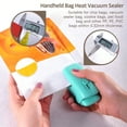 thumbnail image 3 of TFixol Portable Mini Handheld Bag Heat Vacuum Sealer with Cutter for Plastic Food Storage Bags, 3 of 6