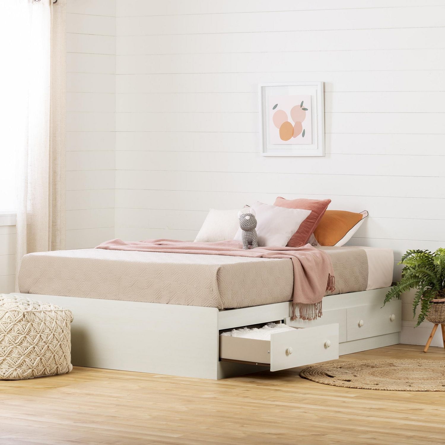 South Shore Summer Breeze Storage Bed