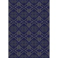 thumbnail image 1 of Ahgly Company Indoor Rectangle Patterned Blue Novelty Area Rugs, 4' x 6', 1 of 6