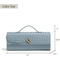 thumbnail image 5 of HMSHA Woven Handbag for Women Fashion Evening Shoulder Bag PU Leather Handmade Clutch Purse Casual Crossbody Bags 2024, 5 of 5