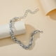 thumbnail image 5 of Gargantilla Ygjytge Cadena Gruesa Punk para Mujer Y Hombre Collar Club Nocturno plata, 5 of 7