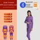 thumbnail image 2 of Ropa interior térmica eléctrica con aplicación Bluetooth, traje calefactor para hombres y mujeres, ropa calefactora con USB y pantalones cálidos acolchados de terciopelo, 2 of 3