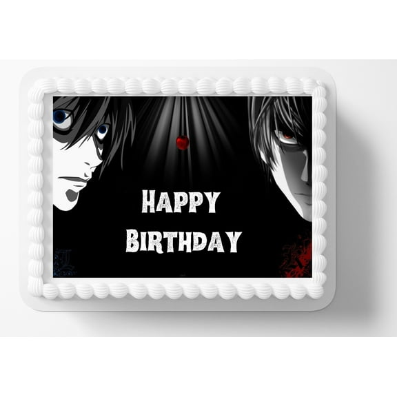 Anime Death Birthday Cake Topper, by ToriBellas Designs